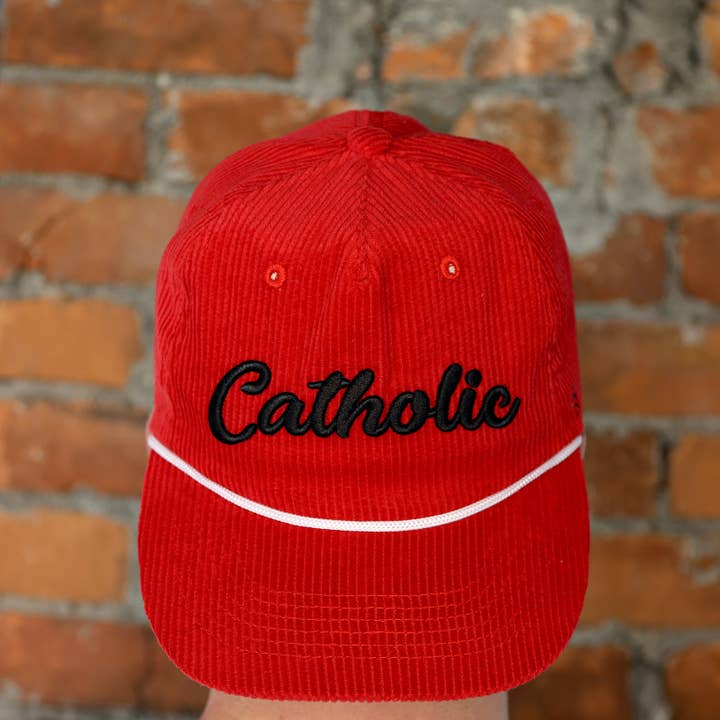 Sock Religious - Wholesale Baseball Cap - Unisex - Catholic Retro Corduroy Hat6