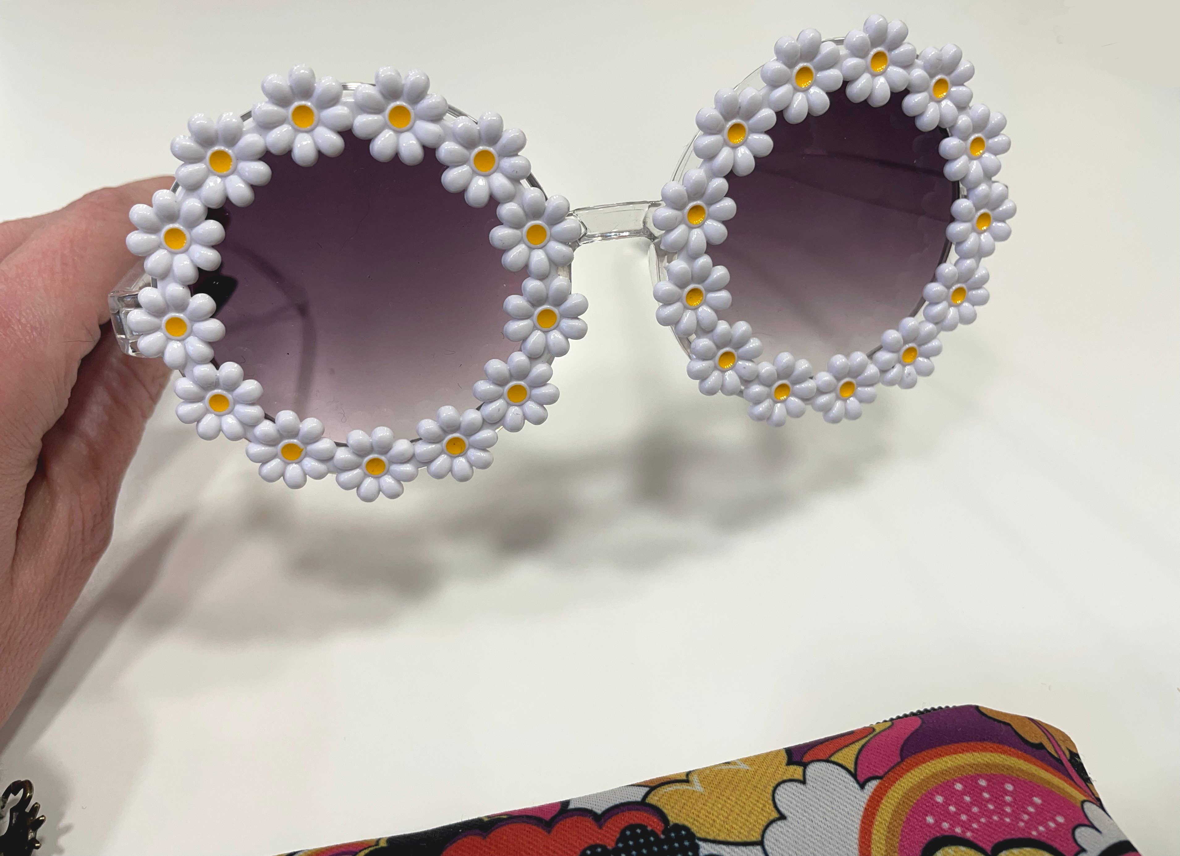 Stan and Gwyn - Wholesale Sunglasses - Women's - Hippie Sunglasses, Flower Sunglasses,9