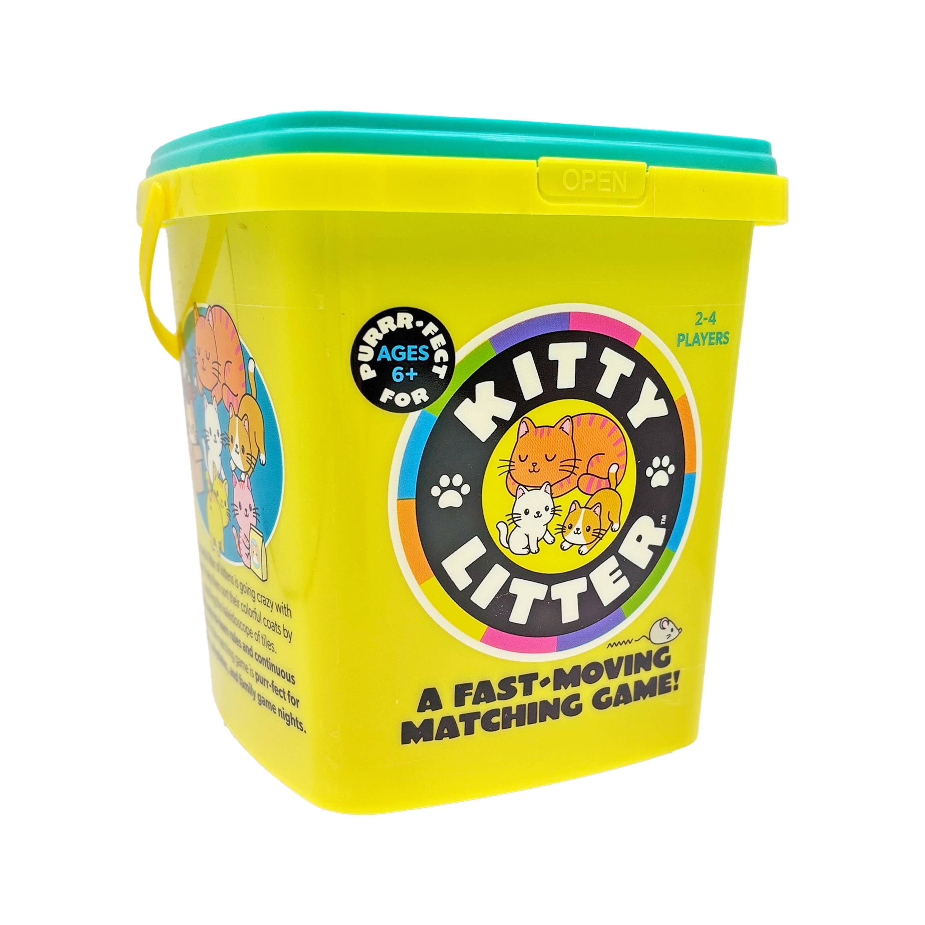 Project Genius - Wholesale Card Game - Kitty Litter - Fast-Action Matching Game