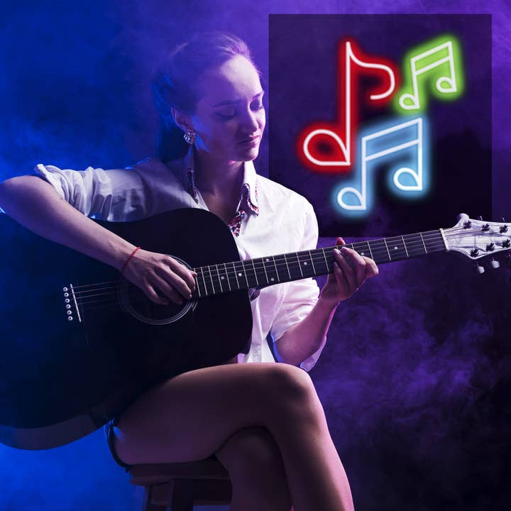 LED Neon Sign MELODY with remote control for wholesale by Mad About Neon