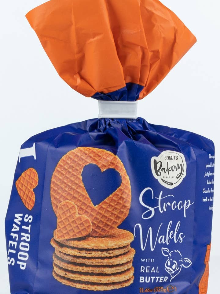 Duch Stroopwafels W. Real Butter - Bulk 10pc 11.46oz (325g) for wholesale by Dulcefina Chocolate and Sweets
