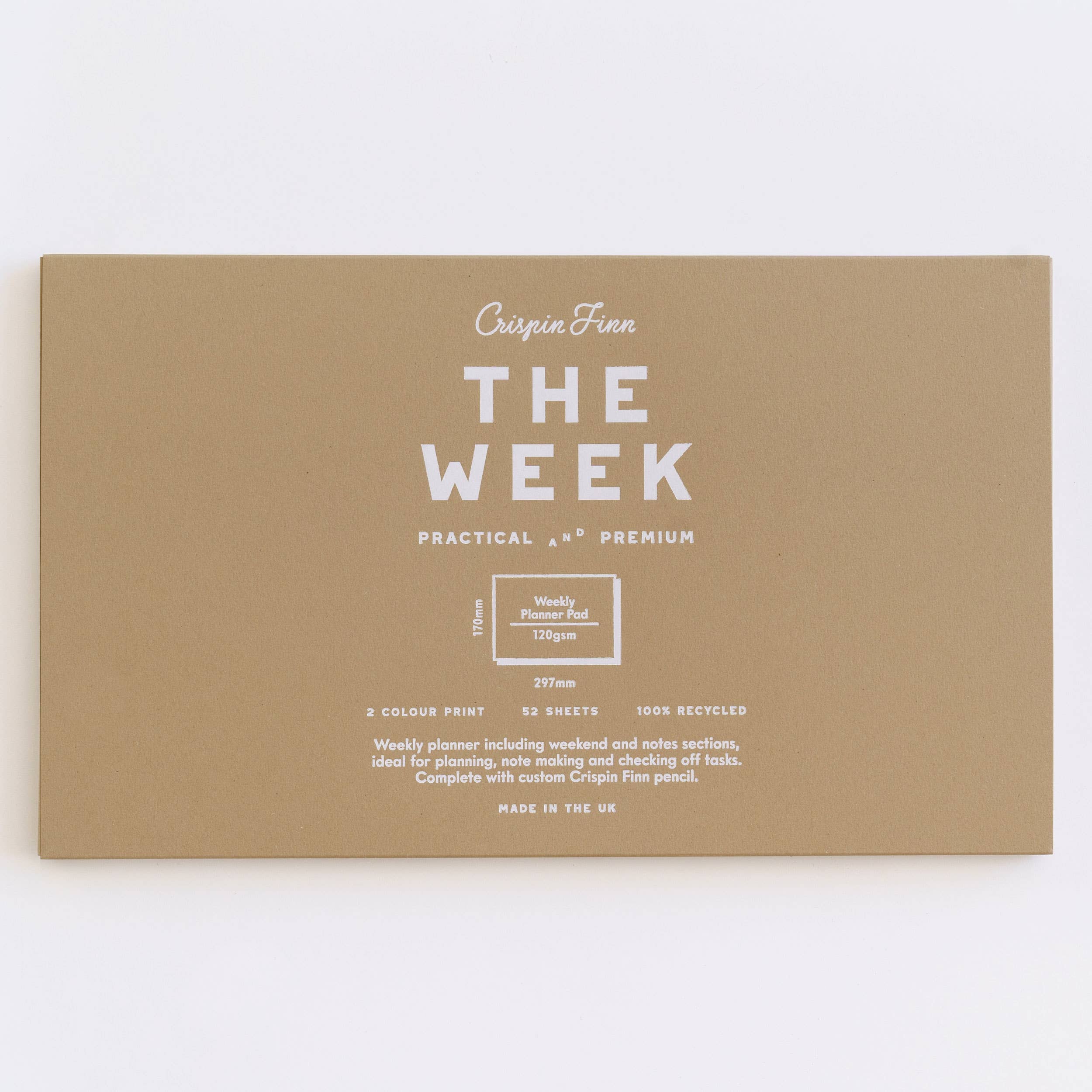 Crispin Finn – wholesale Notepad – The Week Desk Pad2