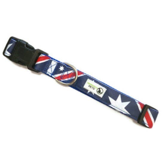 Moondidley Pets - Wholesale Pet Collar - Dog - Australia Flag - Aussie Dog Collar - Moondidley Pets0