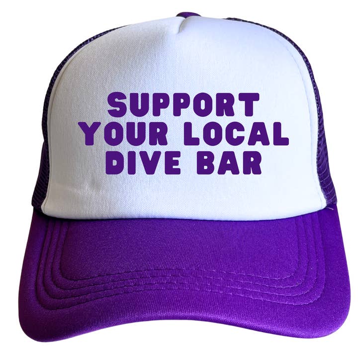 Oh Shirt and More LLC - Wholesale Trucker Hat - Unisex - Support Your Local Dive Bar, Funny Trucker Hat7