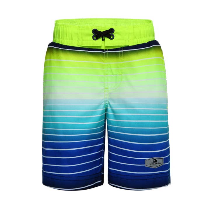 Boys' Quick Dry Mesh Lined Swim Trunks Swimwear for wholesale by Rokka & Rolla