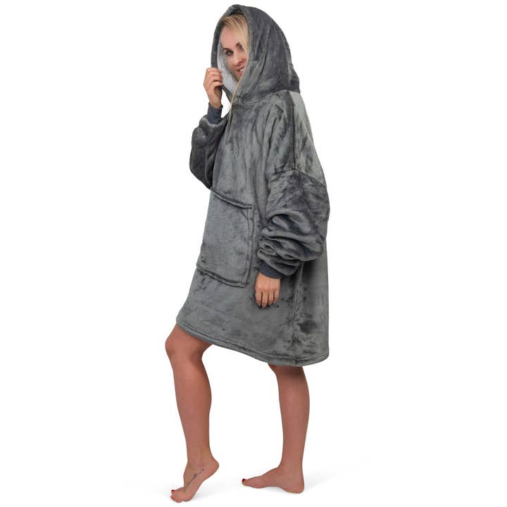 Smileify™ Hoodie Deken - Donkergrijs - Pro voor wholesale door Smileify