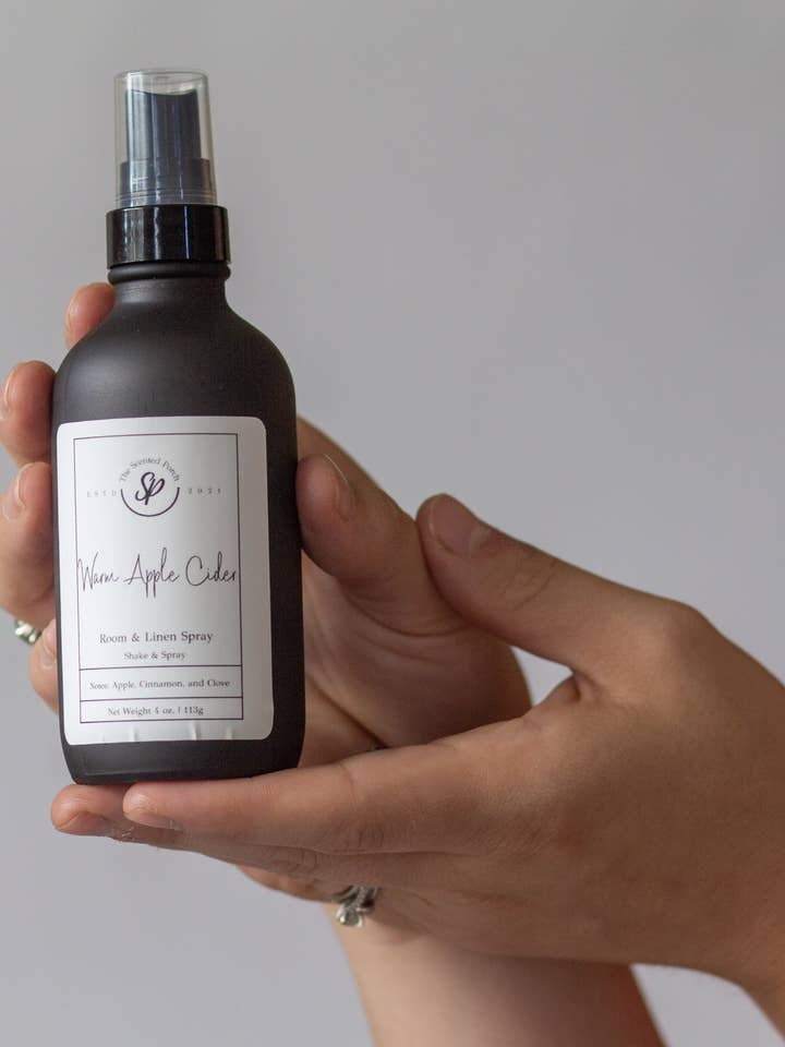Cidre de pomme chaud - Spray pour chambre et linge 4 oz pour la vente par The Scented Porch