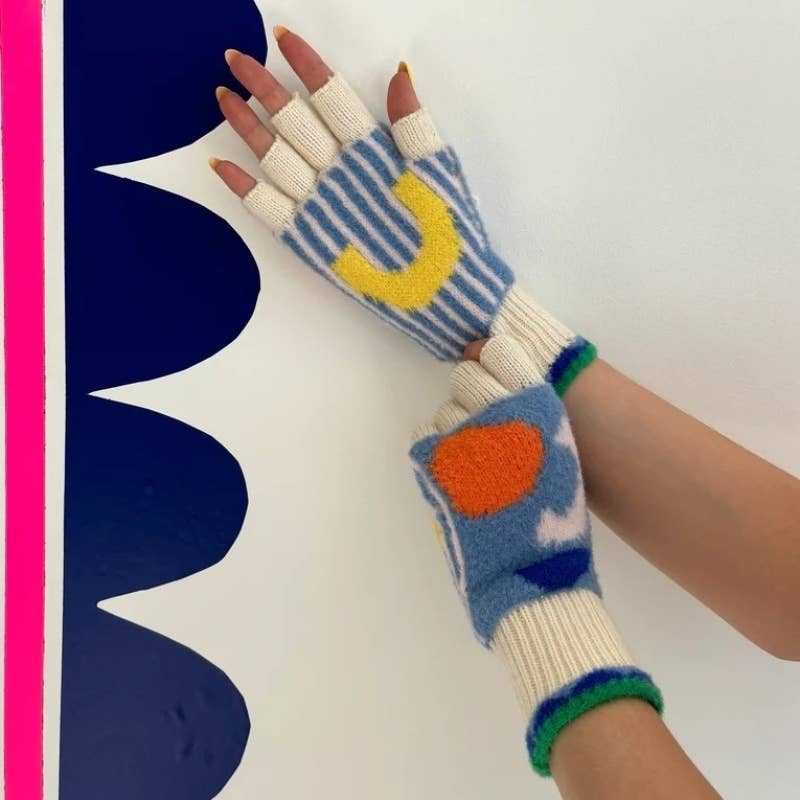 House of Disaster - Vente Gants – femme - Gants sans doigts Bloc2