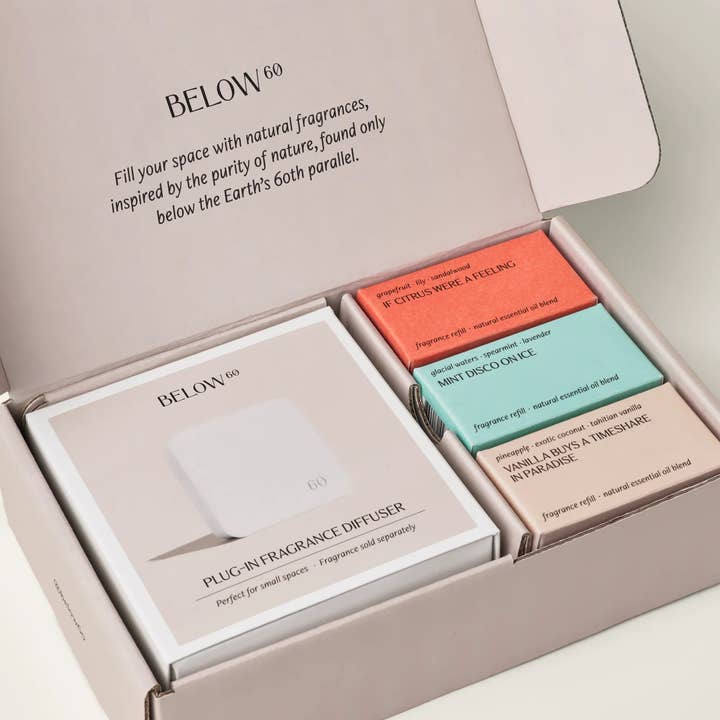 Below 60 - Wholesale Electronic Diffuser - Signature Starter Kit (Plug-in Wall Diffuser + 3 Signature Scents) | Gift Set | Home Fragrances by Hilary Duff1