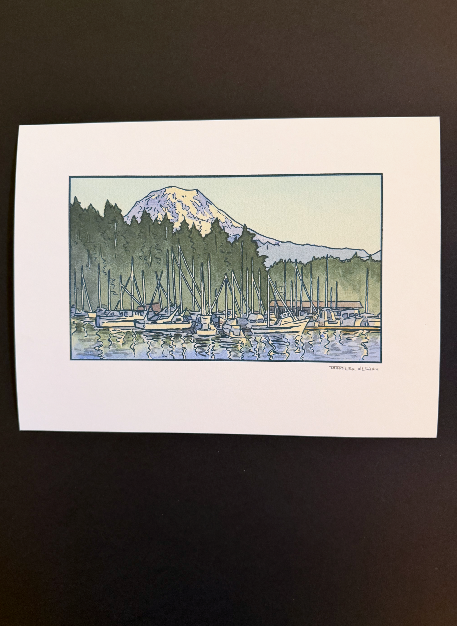 Anagram Press - Wholesale Art Print - Gig Harbor giclée print2