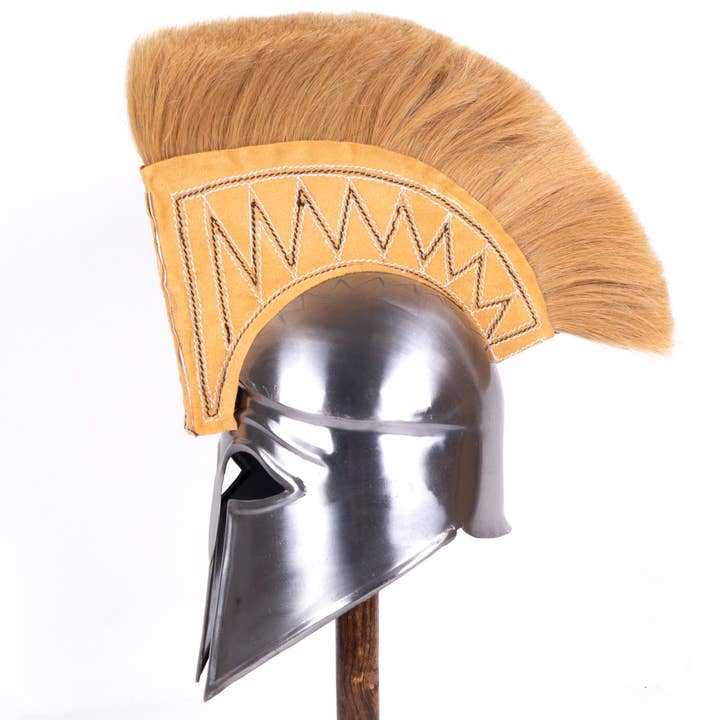 India Overseas Trading Corporation - Wholesale Costume - Unisex - Medieval Greek Corinthian with Plume, Warrior Armor Helmet5