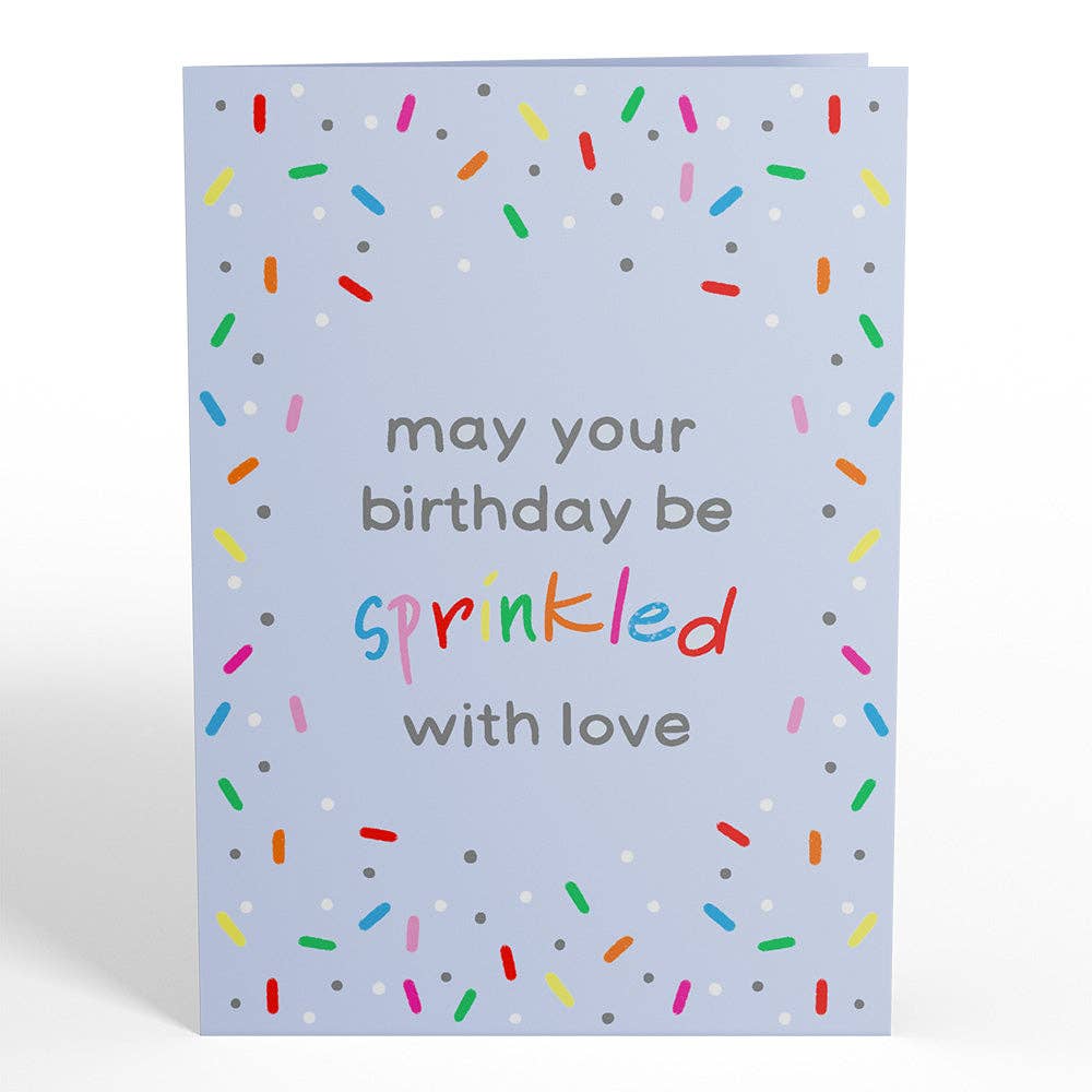 Lovepop Cards - Wholesale Birthday Card - Sprinkled with Love Birthday Cake Pop-Up Card 5x7"3