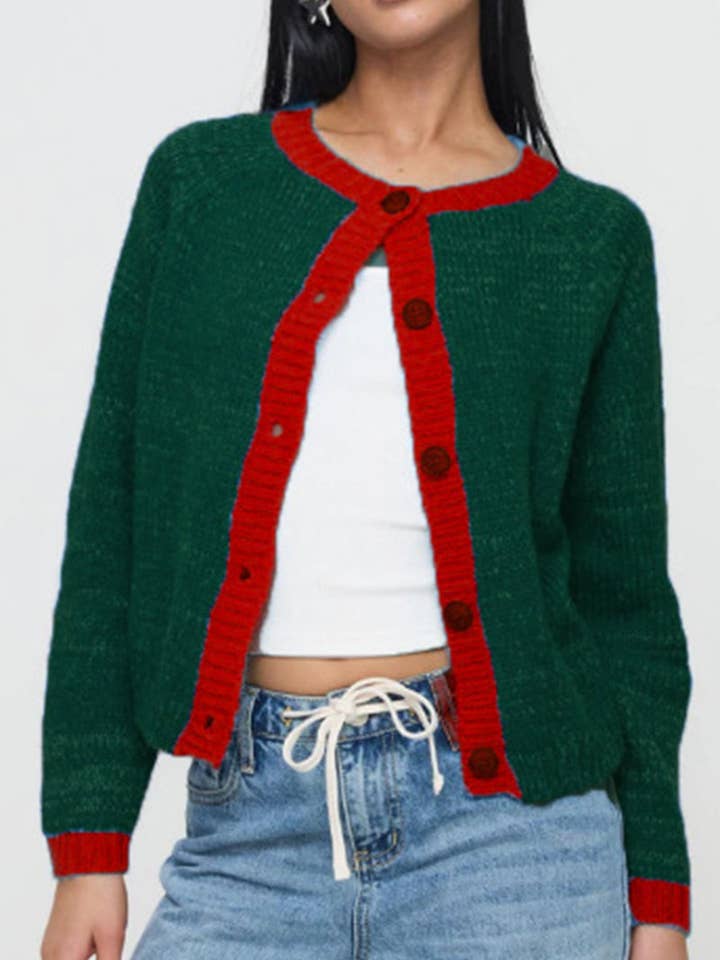 Mccolin - Wholesale Cardigan - Women's - Button-Up Knit Cardigan3