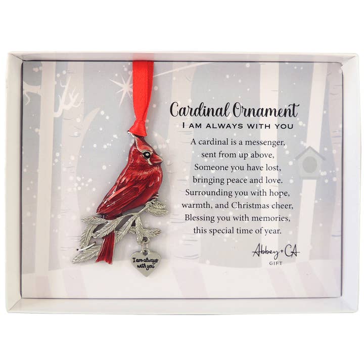 Abbey & CA Gift - Wholesale Ornament - I Am Always With You Cardinal Ornament