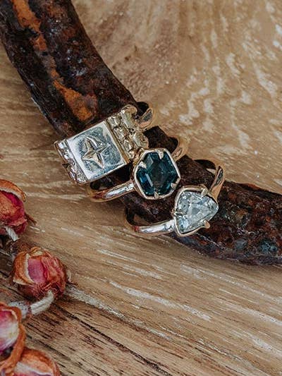 Mermaid Tail Signet Rings for wholesale by Wings Hawaii