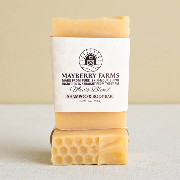 Men's Blend Shampoo, Beard and Body Bar for wholesale by Mayberry Farms