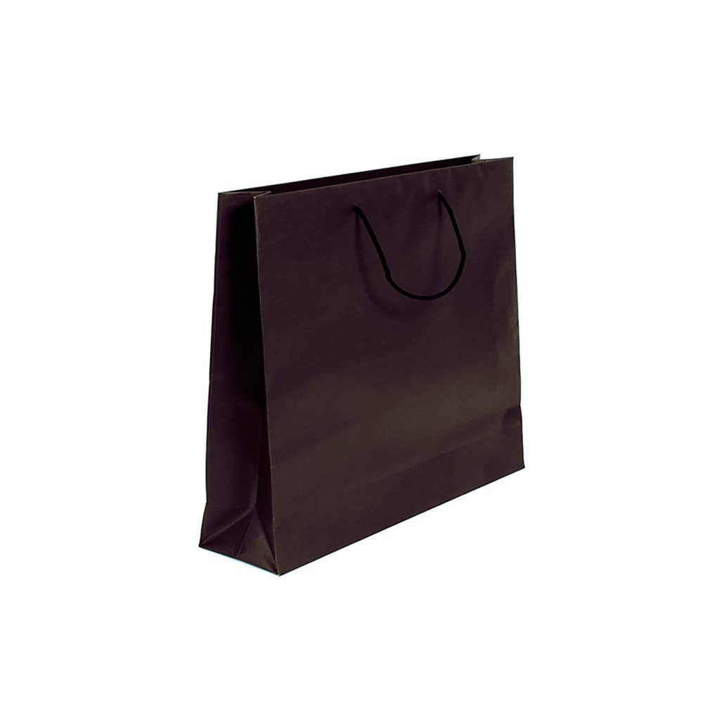 Matte Brown Luxury Double-Layer Paper Bag for wholesale on Faire1