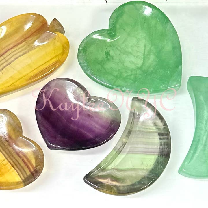 Natürliche Fluorit gemischte Schalen Kristall für den Großhandel von KayleeNYC