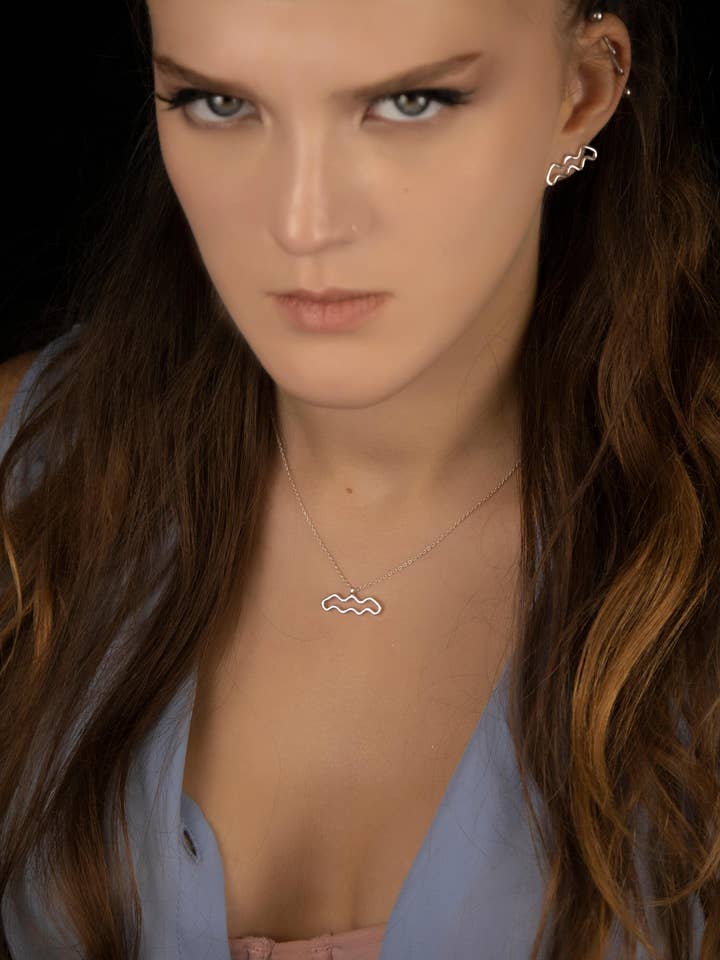 Nano Aquarius halsketting voor wholesale door MysticJ