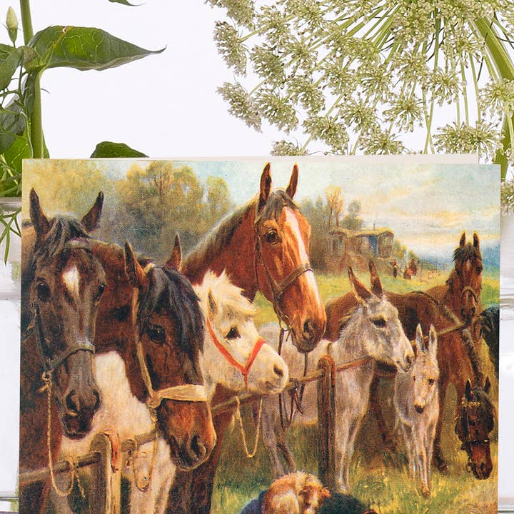 Madame Treacle - Vente Carte de vœux classique - VT0055P ~ Petite carte de vœux vintage