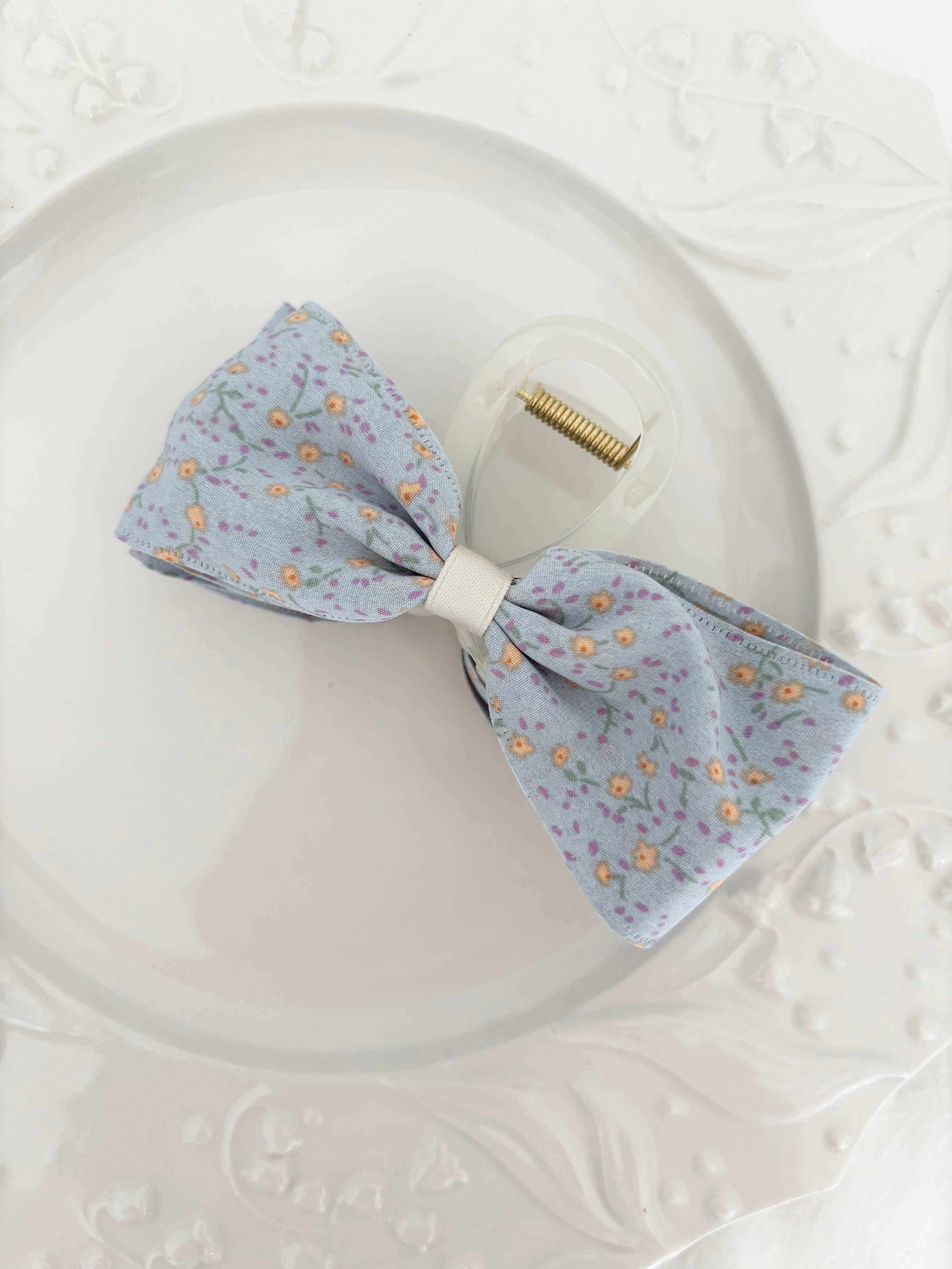 LoveLina - Wholesale Hair Clip - Women's - Dainty Floral Bow Claw Clips (COVO)2