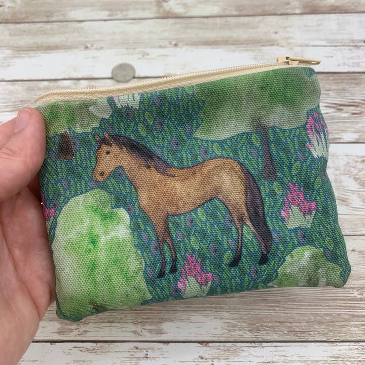 Samantha Hall Designs - Wholesale Coin Purse - Unisex - Mustang Horse Coin Purse4