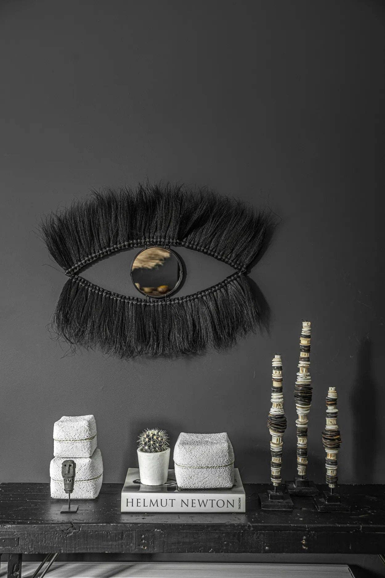 Bazar Bizar Living - Wholesale Wall Mirror - The Black Eye Mirror - Black2