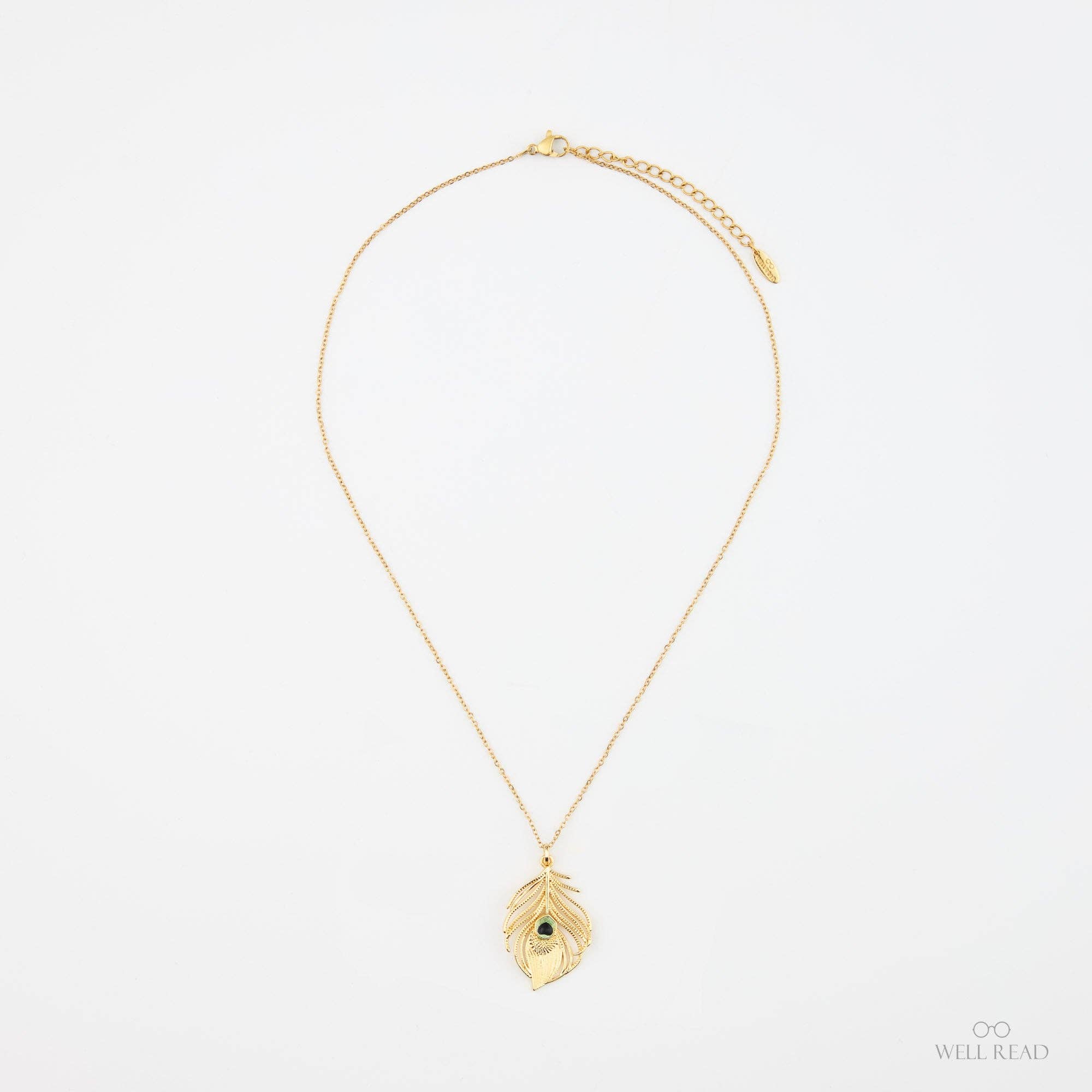 Well Read Company – wholesale Hänge-/berlockhalsband – Pride and Prejudice bokinspirerat hänge på kedja3