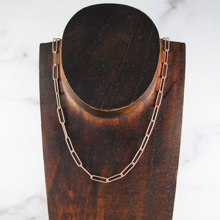 Cameron Kruse Designs - Wholesale Link & Chain Necklace - Petite Paperclip Chain - gold-filled2