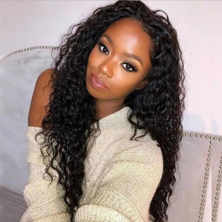 MK Smith's Shop - Venta al por mayor Extensiones para el pelo - Peluca Rizada Negra MKS 75CM