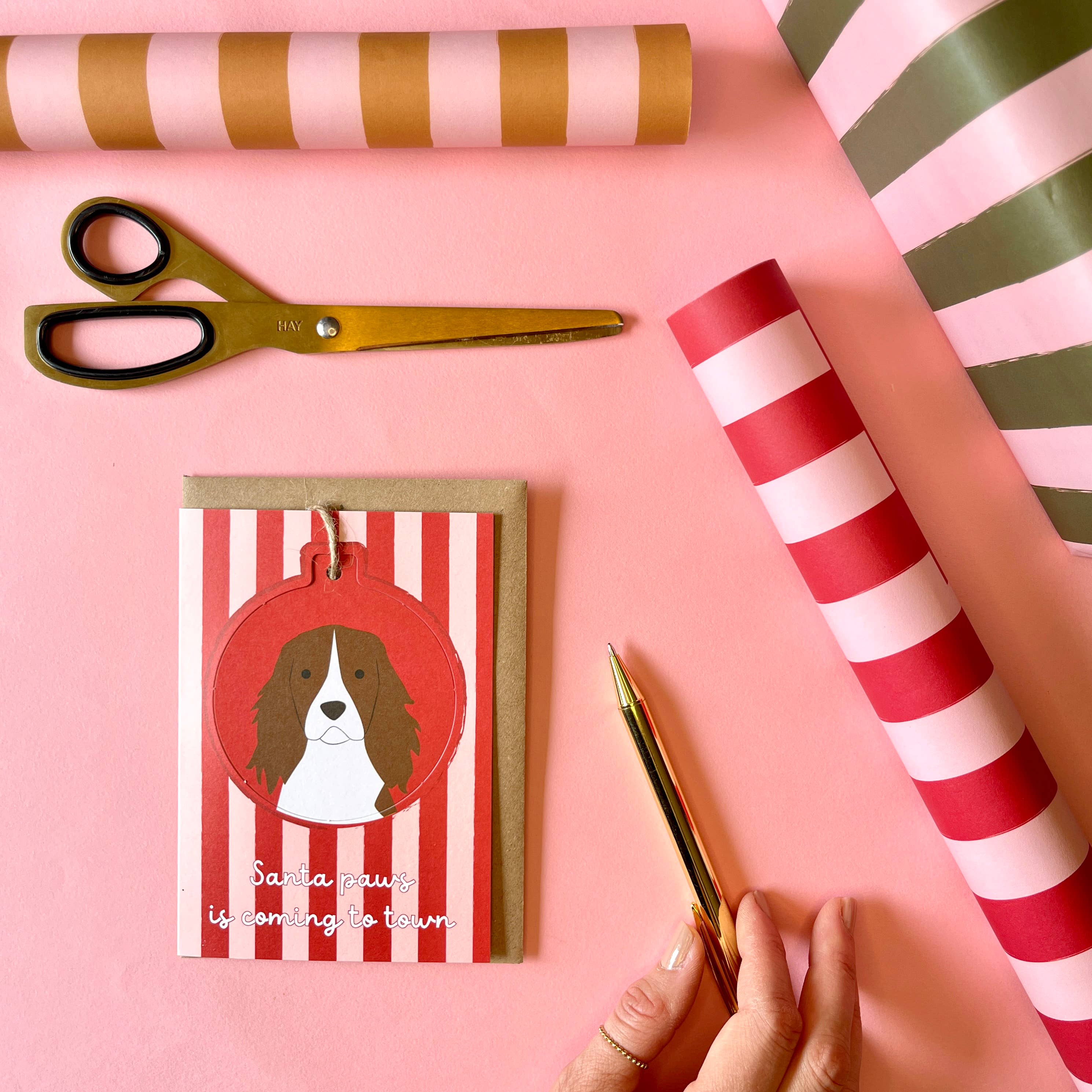 Heather Alstead Design Ltd - Wholesale Christmas card - Dog Breed - Pop Out Christmas Bauble Cards 8