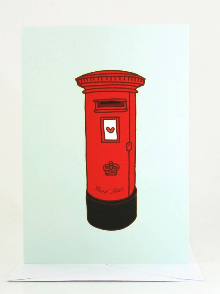 Goda nyheter Postboxkort för wholesale av Kelci London