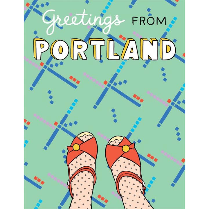 PDX Carpet Greetings Card for wholesale by THE FOUND