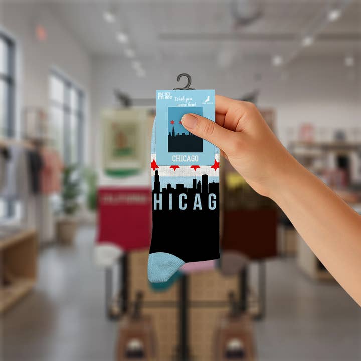 Calcetines Urbanos Unisex –Comodidad Todo el Año- Chicago para venta al por mayor de seeboo