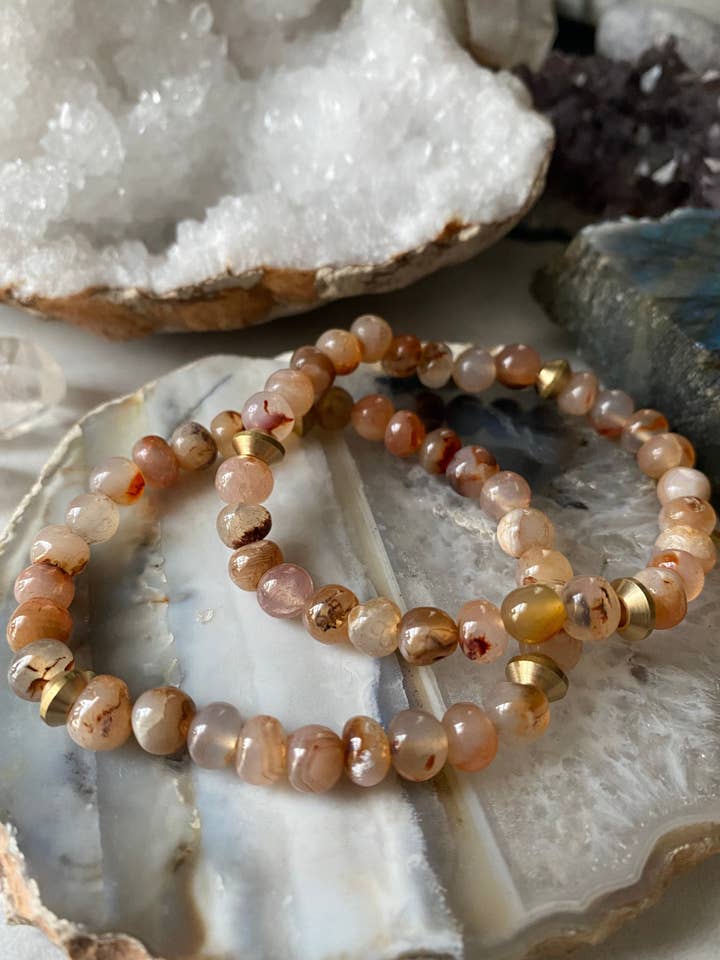 Mini Carnelian Bracelet for wholesale by Twisted Pine Jewelry