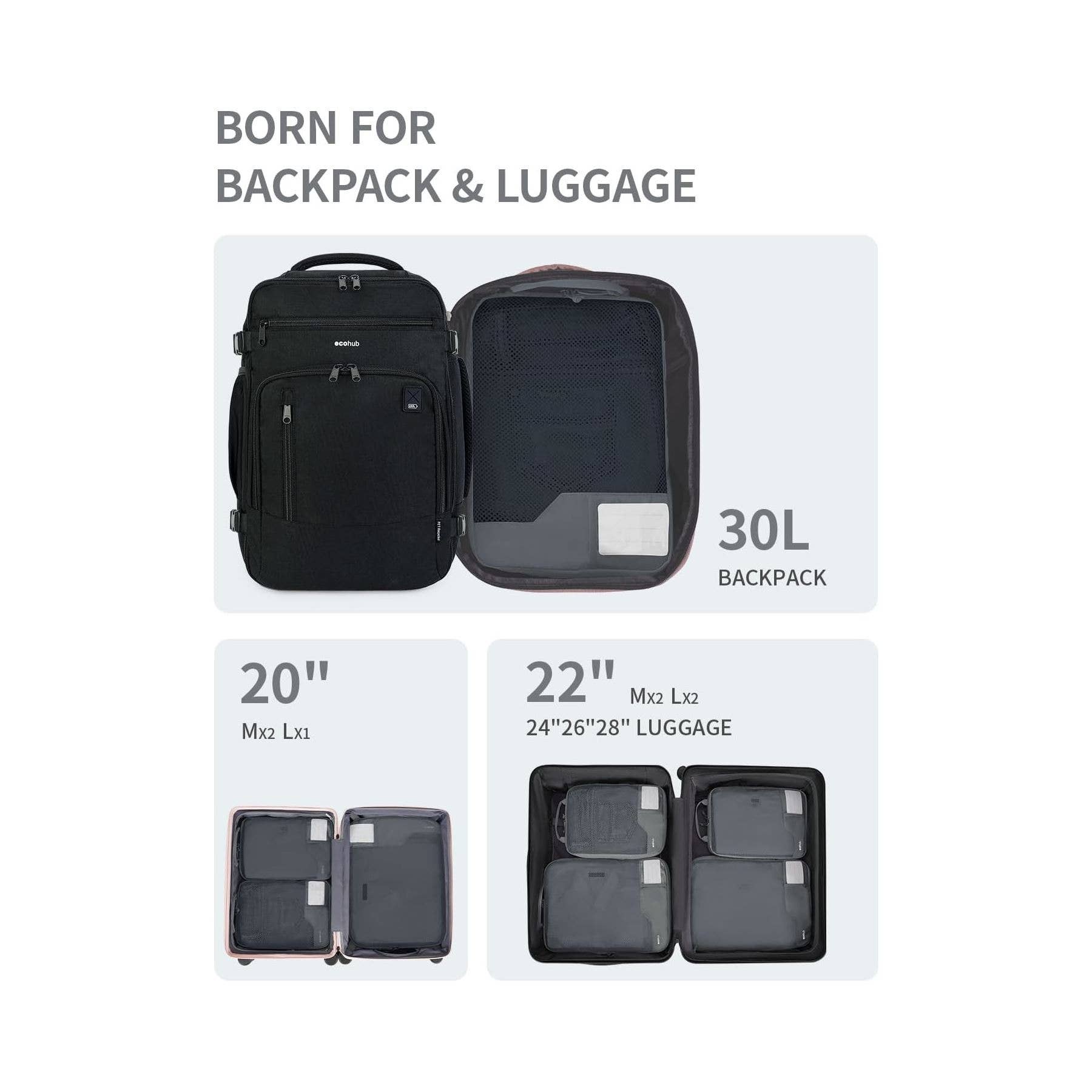 NARWEY INC - Wholesale Packing Cube - 4pcs Compression Packing Cubes, Suitcases Organiser Bag50