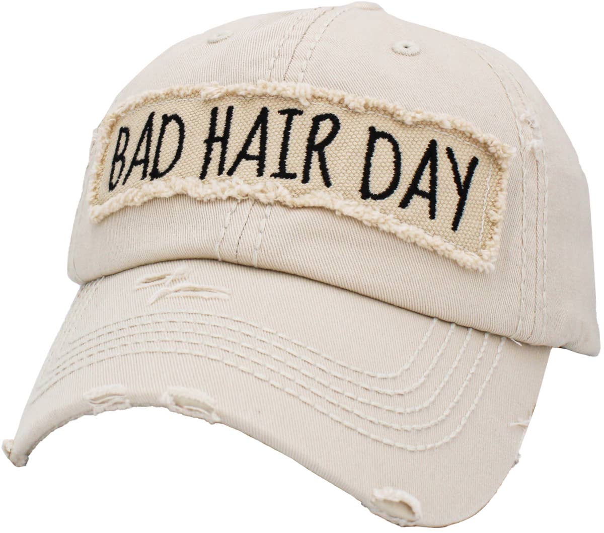 KBETHOS - Vendita all'ingrosso Cappellino da baseball - Donna - Berretto a sfera vintage lavato Bad Hair Day64