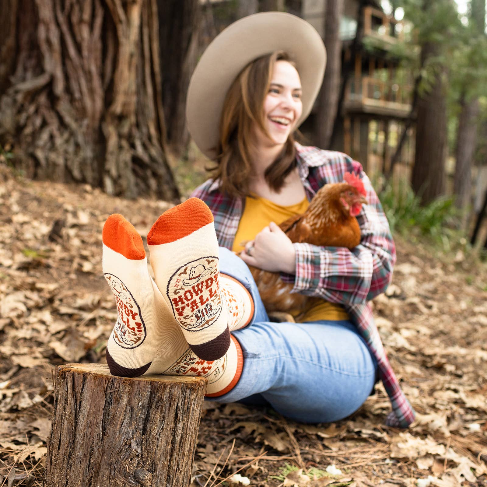 Lavley – Engroshandel Strømper - Unisex – Hej allesammen Western-tema Sokker7