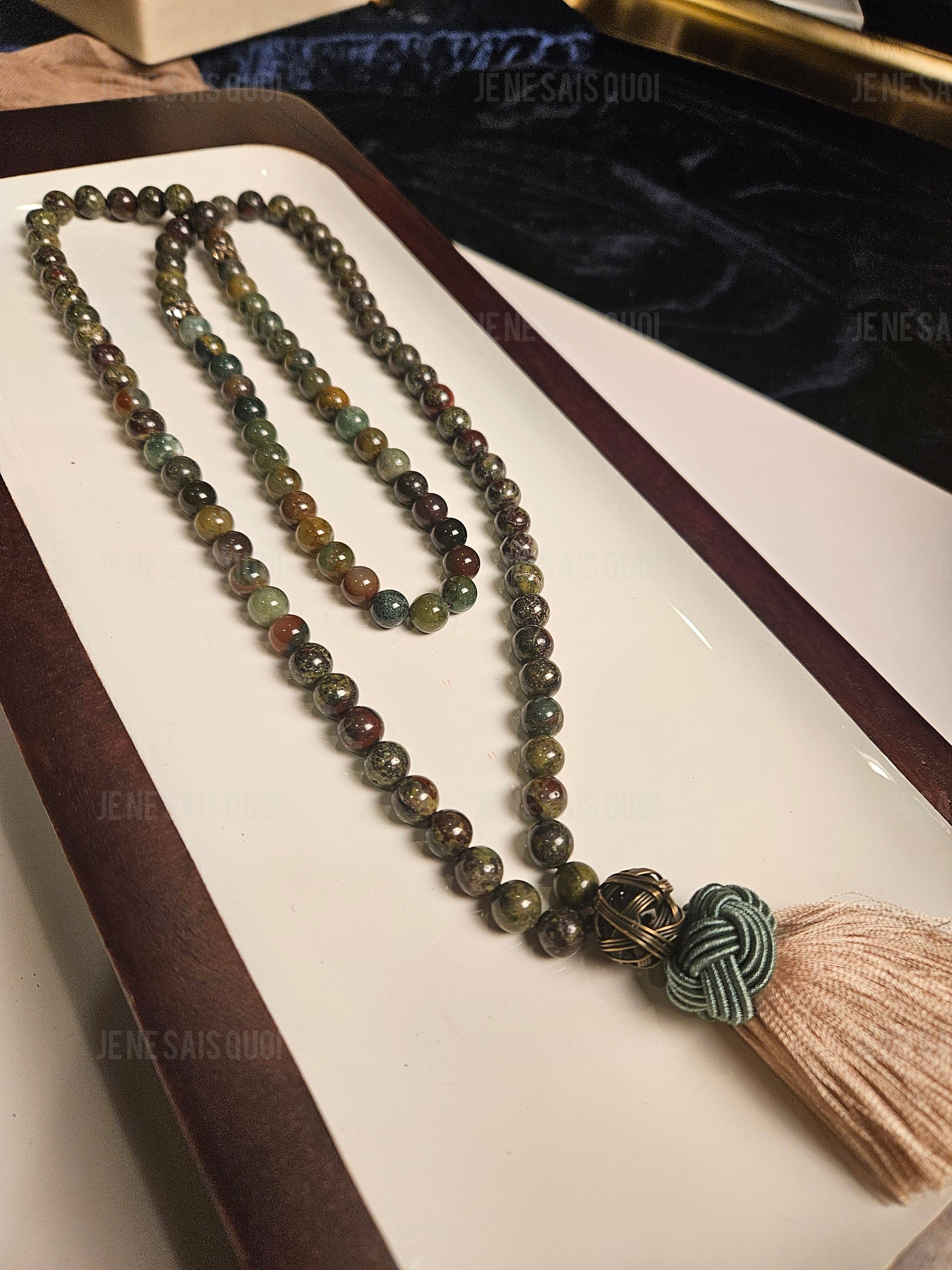 Je Ne Sais Quoi - Wholesale Prayer Beads Necklace - Eternal Whispers Dragon Blood1