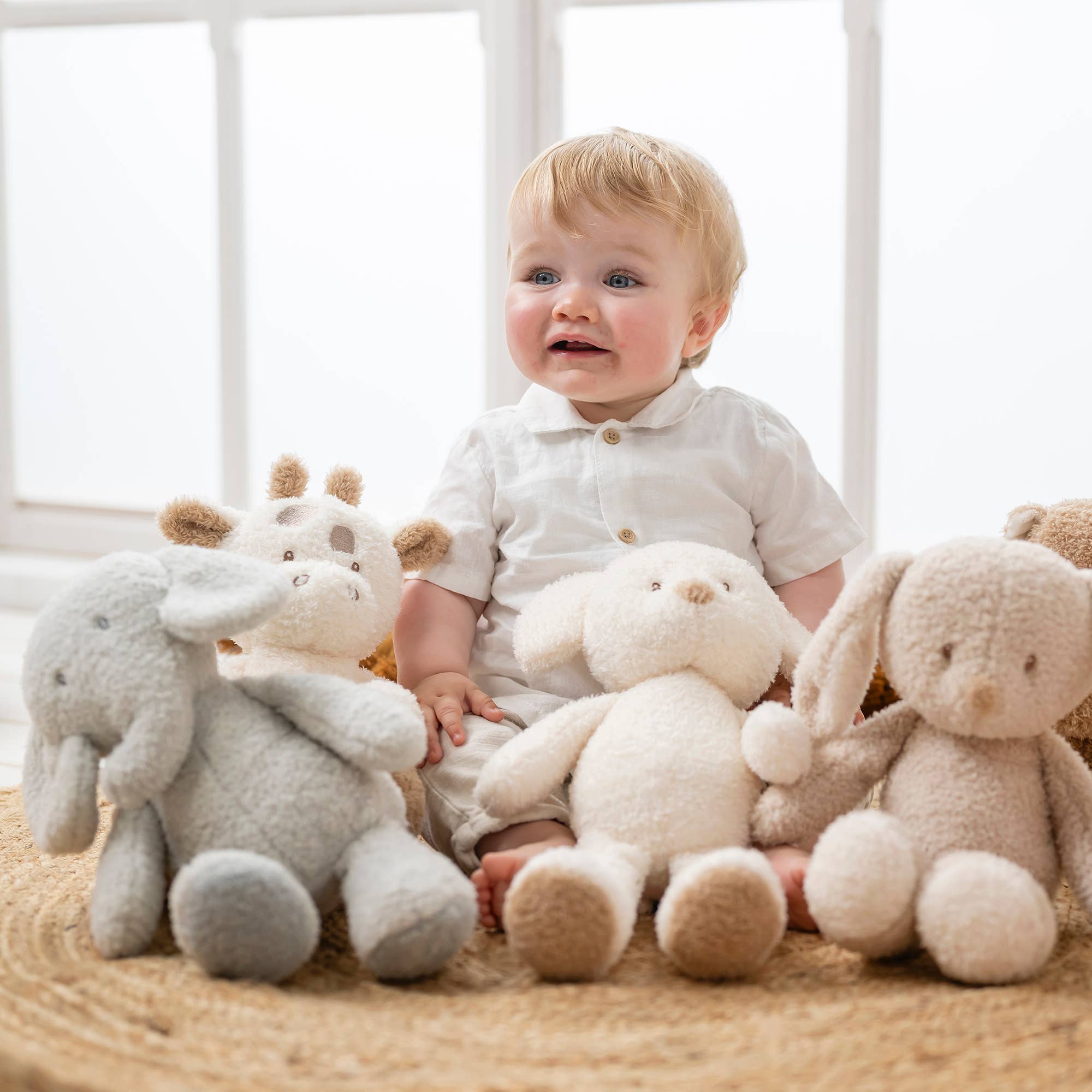Hippychick – wholesale Fyllda/plyschleksaker - Barn och baby – Nattou Teddy - Kramgo Elefant1