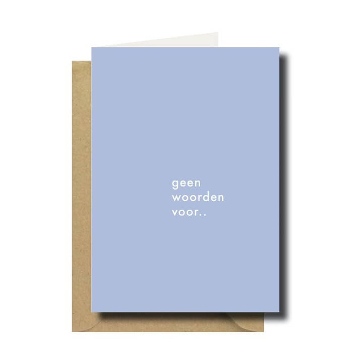 Dubbelt kort · Inga ord för... för wholesale av De Lange Tafel
