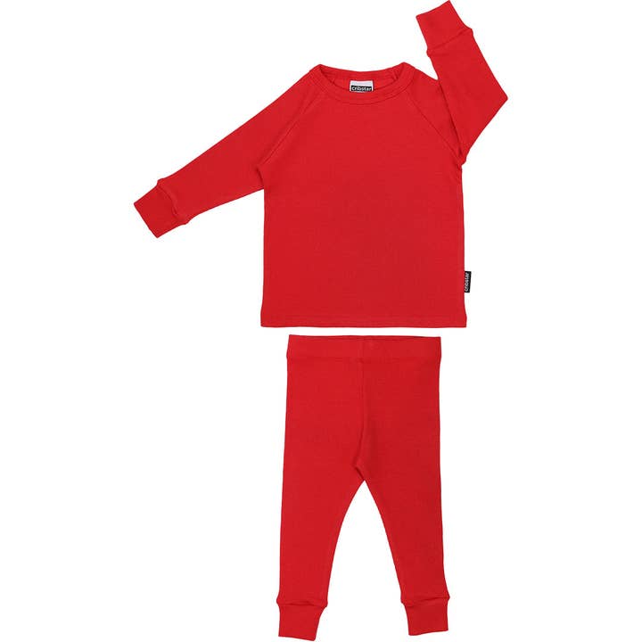 Ribbed Set - Rood voor wholesale door Cribstar