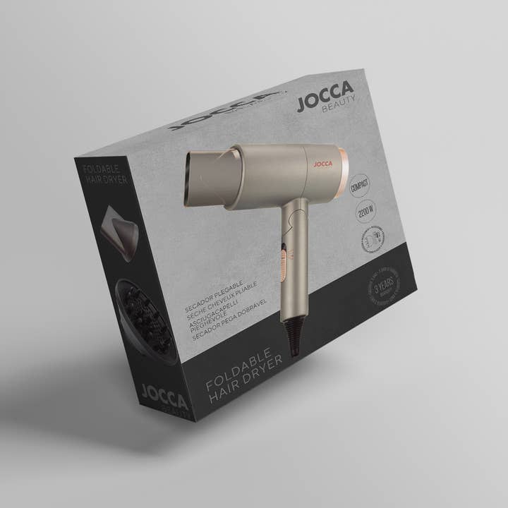 JOCCA - Vendita all'ingrosso Asciugacapelli - Asciugacapelli pieghevole con pettini1