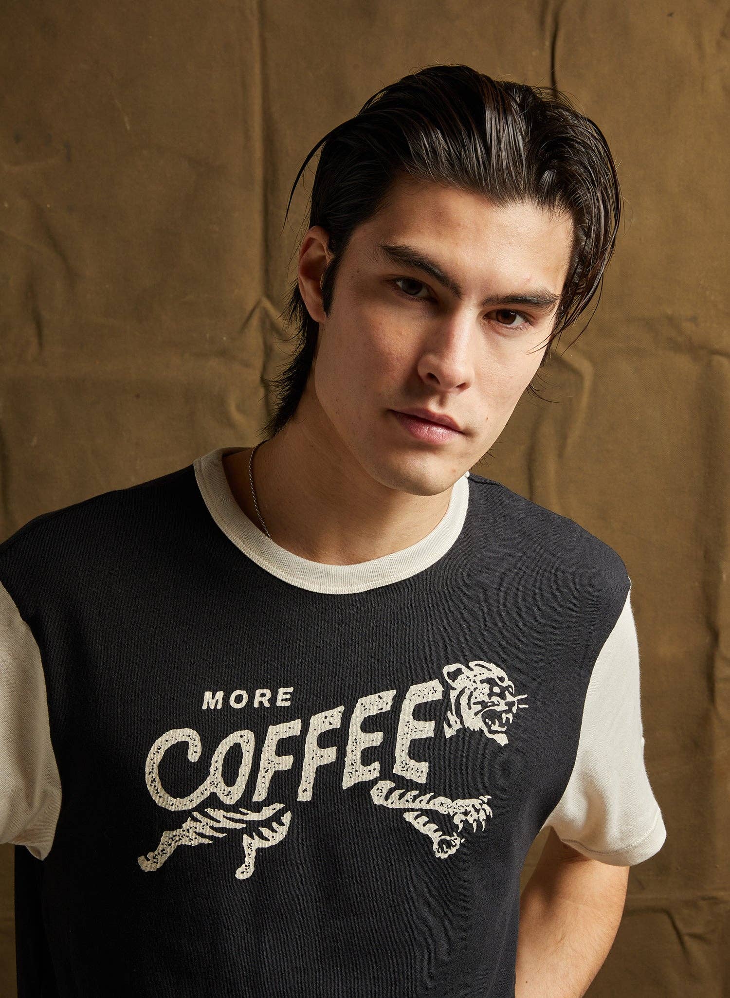 Pyknic - Wholesale Screen Printed T-Shirt - Men's - More Coffee Tee2
