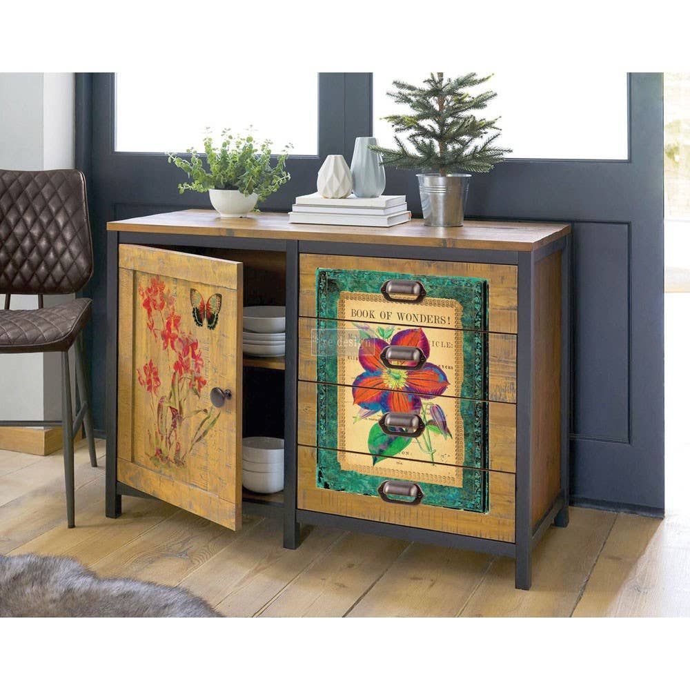 Redesign with Prima - Wholesale Sublimation Transfer - Redesign With Prima Transfers Wondrous Flora 14 Shts 22x322