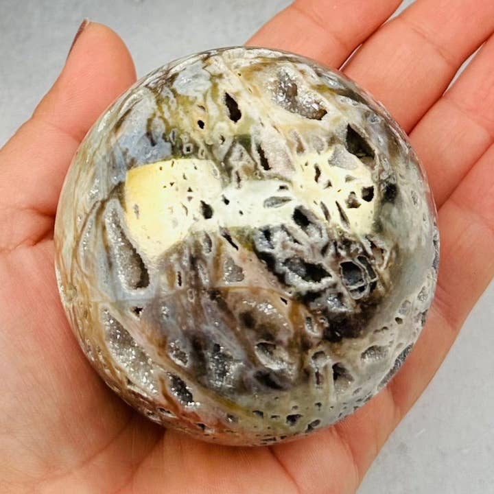 Rock Paradise - Wholesale Spiritual Stone/Crystal - Angel Aura Sphalerite Sphere - Crystal Ball - By Weight -0