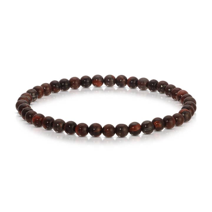 My Fun Colors - Wholesale Beaded Bracelet - Mini Gemstone 4mm Beaded Stretch Bracelets | 43 Colors!