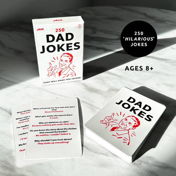Pikkii - Wholesale Card Game - Dad Jokes Playing Cards | New Dad Gift | Father’s Day Gift2