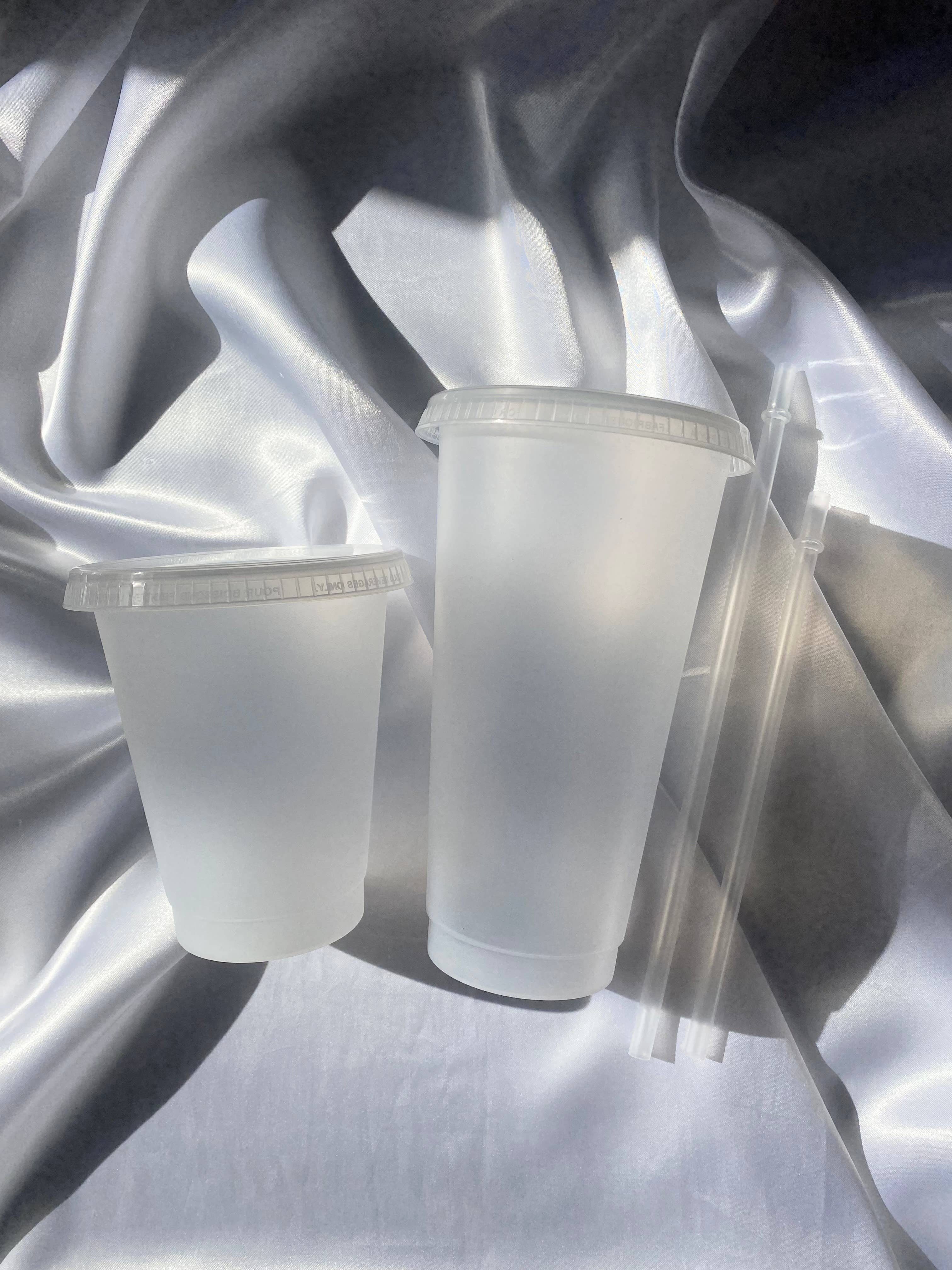 Emscustoms – wholesale Drinking glass/cup – Plain Frosted Reusable Cold Cup 16oz| Christmas Gift Idea1