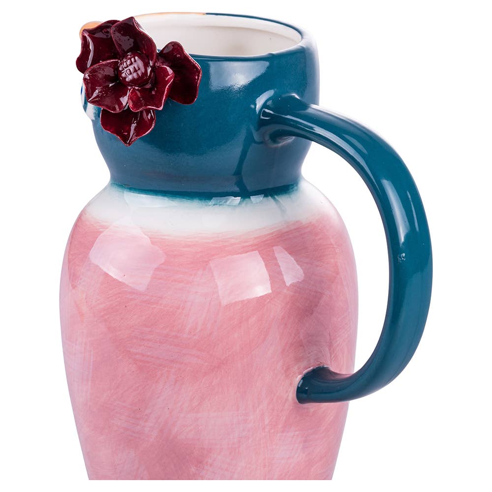 VdE Tivoli 1996 – wholesale Carafe – TUCA TUCA JUG 24CM PINK/TEAL 1800ML3